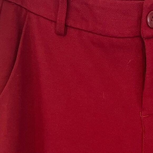 cAbi Ava Dark Red / Burgundy Straight Leg Trousers / Dress Pants  Size 4 - Picture 4 of 14